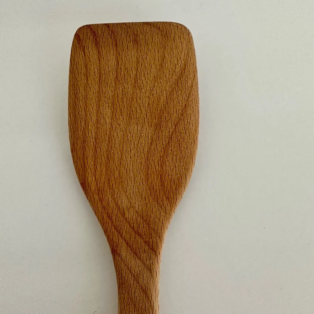 NWOT OXO Wooden sauté one peace cookware paddle hanging hole allows for storage